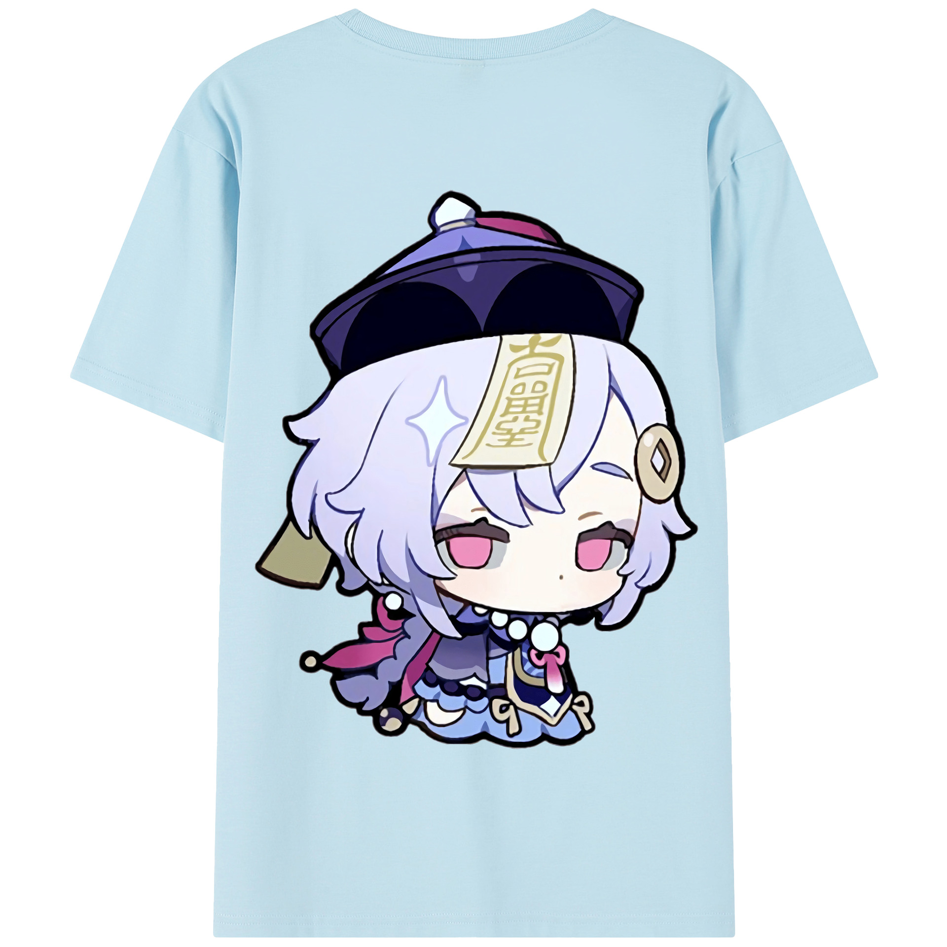 げんし神 七七 なな  genshin Nana 綿100％半袖Tシャツ（背面プリント）